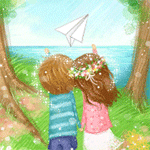 gif animé amour nature